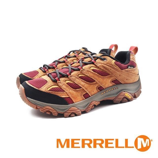 MERRELL(男)MOAB 3 GORE-TEX防水登山健行鞋 男鞋-土黃