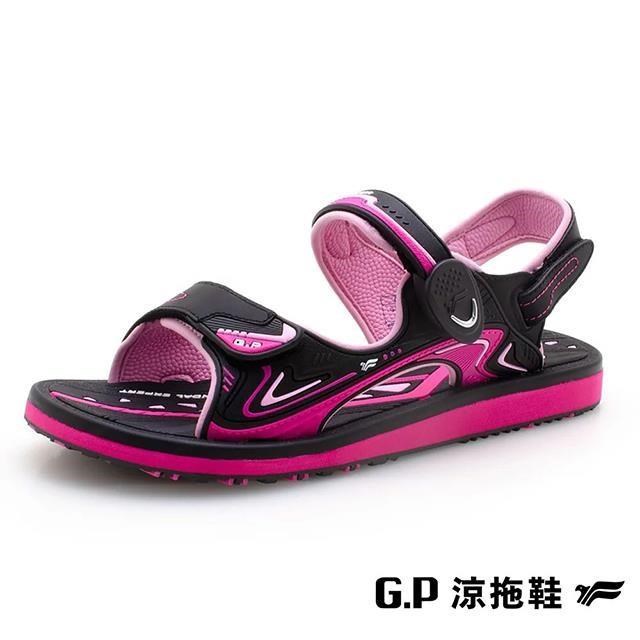 G.P(女)高彈力舒適兩用涼拖鞋 女鞋-黑桃(另有黑色.紫色)