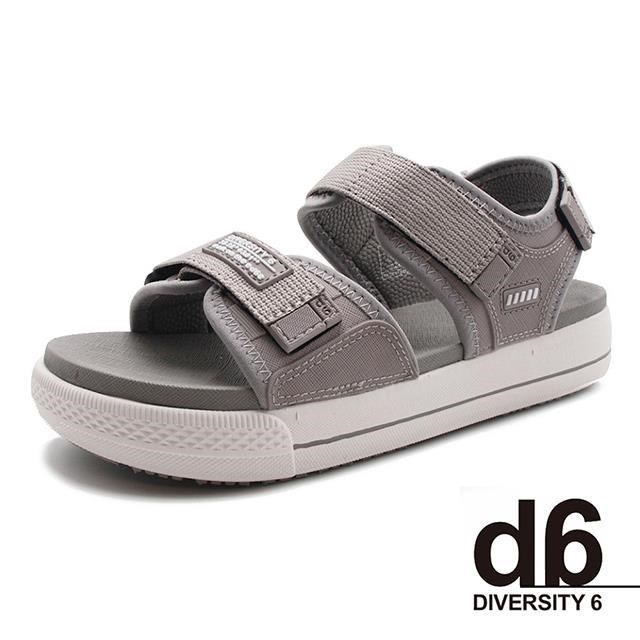 G.P(女)d6系列 Q軟舒適織帶涼鞋 女鞋-山羊灰