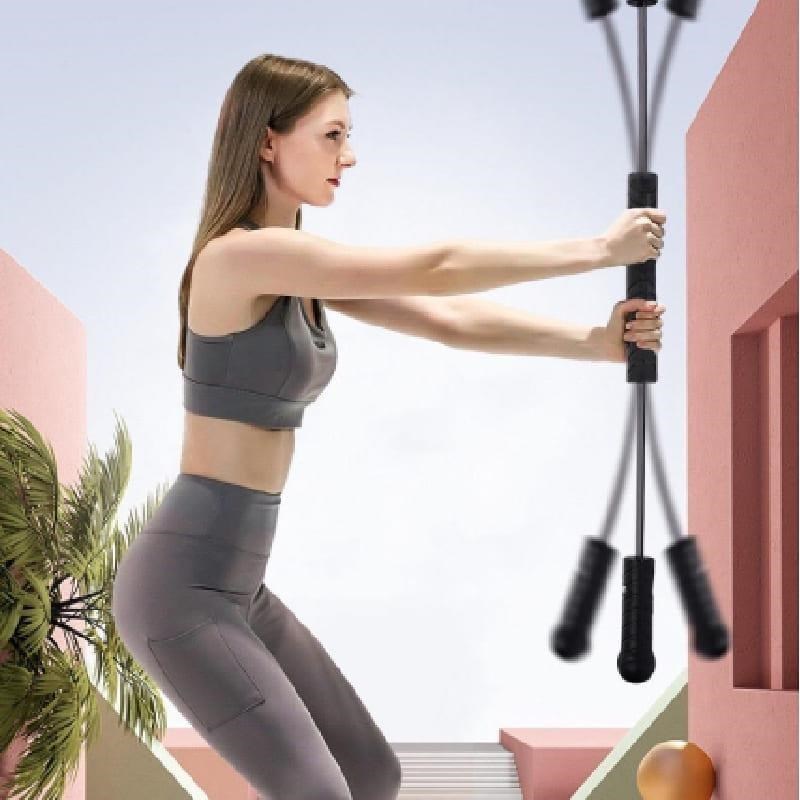 Caiyi 二代升級版 健身棒 彈力棒 臂力器 肌肉震動 燃脂