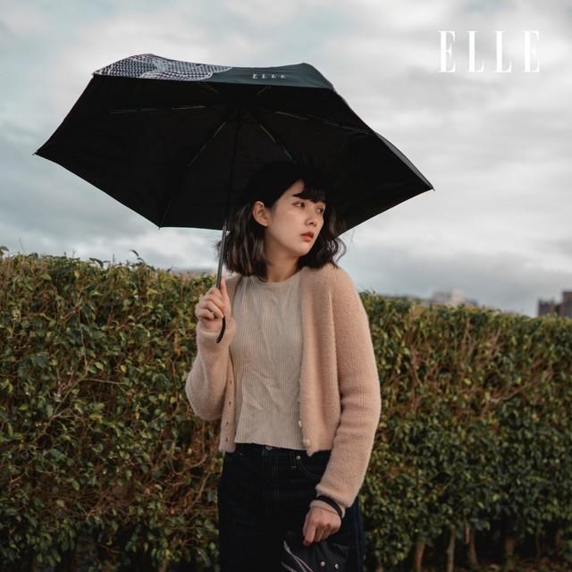 ELLE｜法國時尚精緻晴雨兩用摺疊傘-五款任選