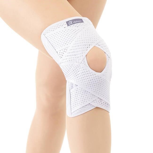 【日本Alphax】日本製 醫護膝蓋支撐固定帶 一入 大尺寸