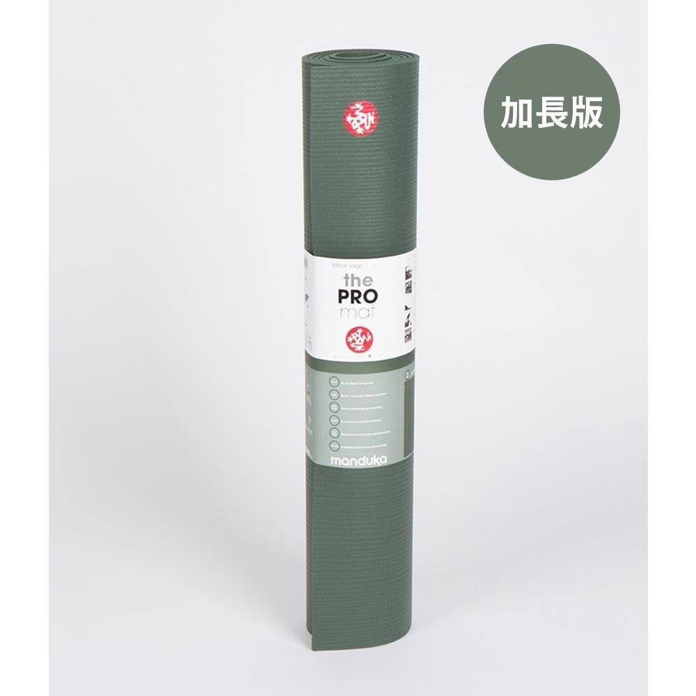 【Manduka】PRO Mat 瑜珈墊 6mm 加長版 - Black Sage (Green)