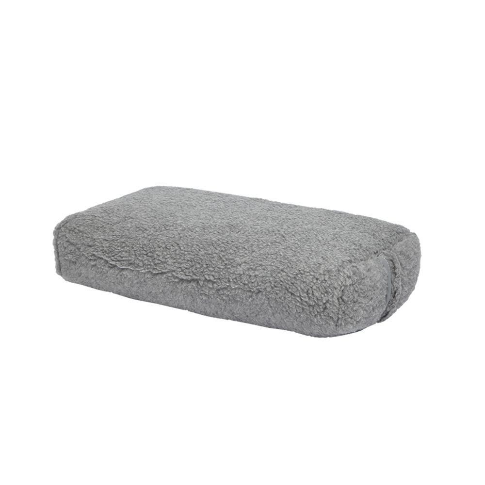【Manduka】Wool Rectangular Bolster 羊毛瑜珈抱枕 - Grey (瑜珈枕)