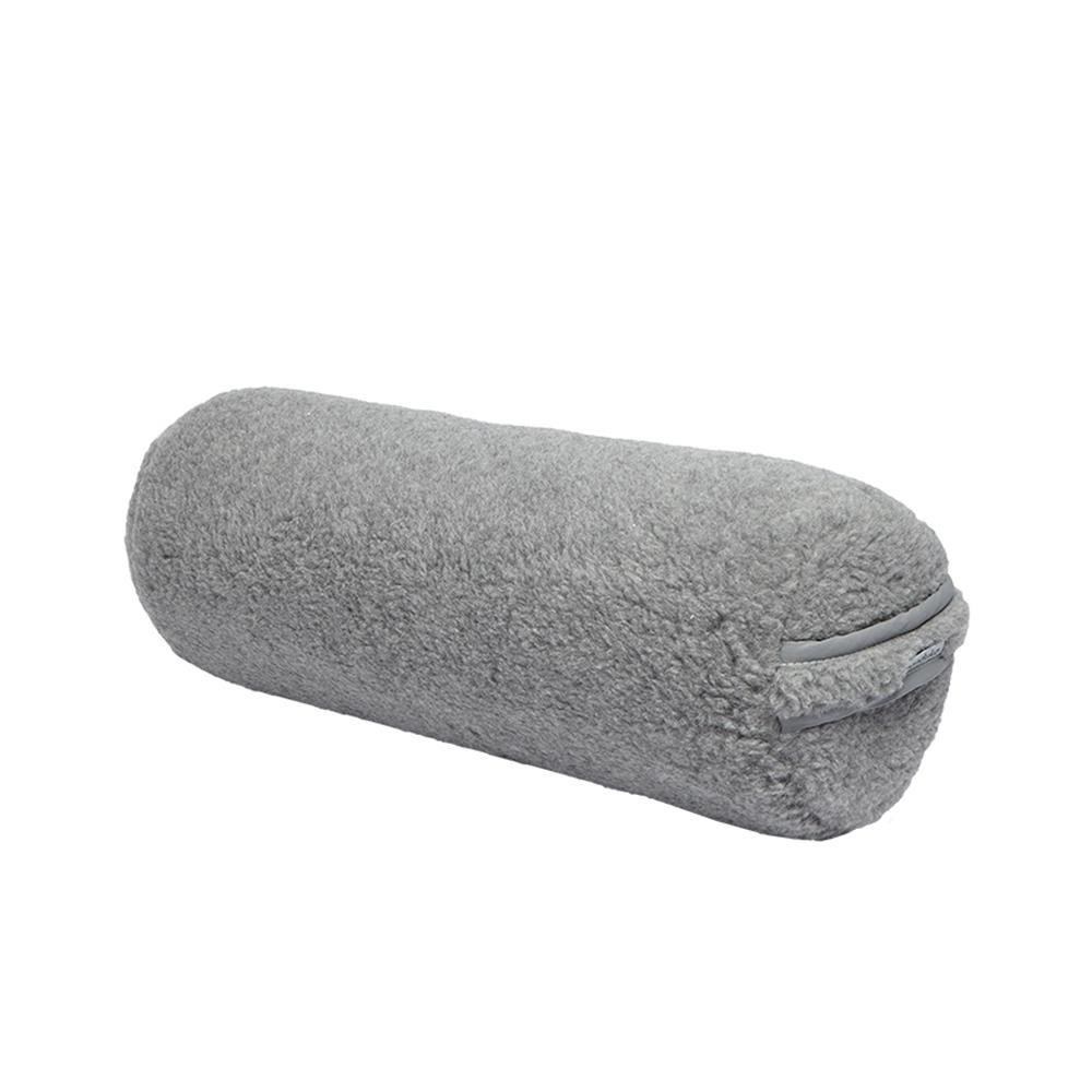 【Manduka】Wool Round Bolster 羊毛瑜珈圓枕 - Grey (瑜珈枕)