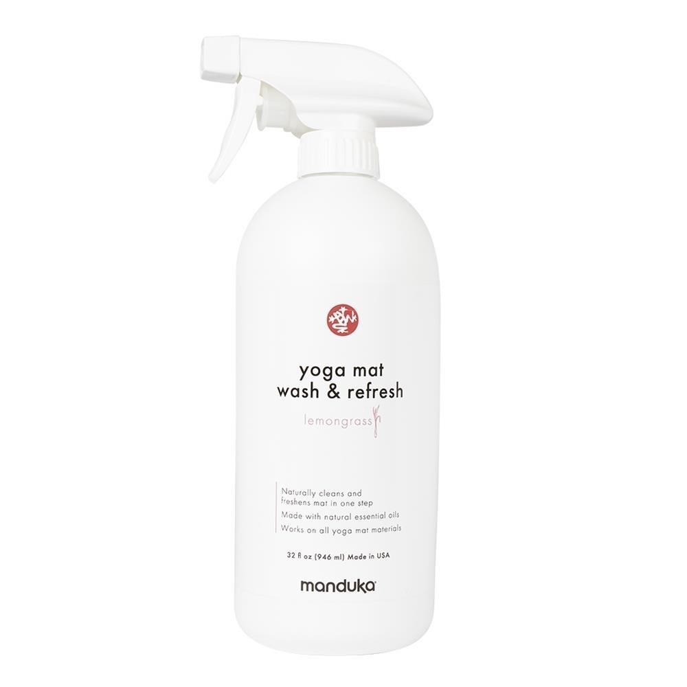 【Manduka】Mat Wash 瑜珈墊清潔噴劑 32oz 噴頭組 - Lemongrass 檸檬草