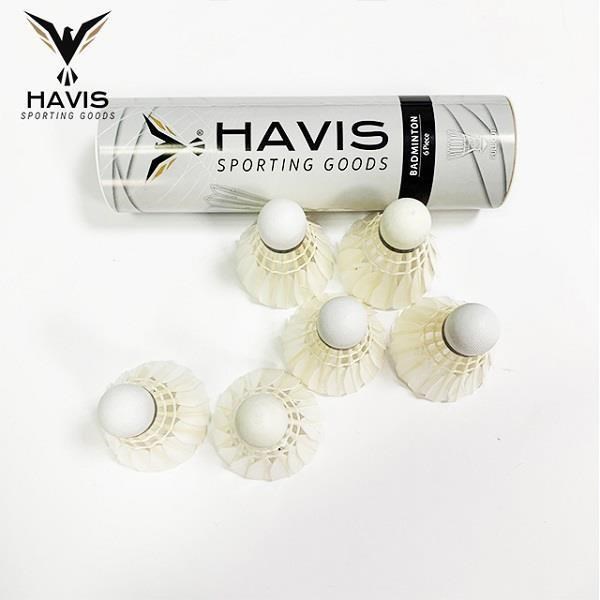 【HAVIS】練習級羽毛球-6入 適合一般初學者 羽毛球 羽球 軟木羽毛球
