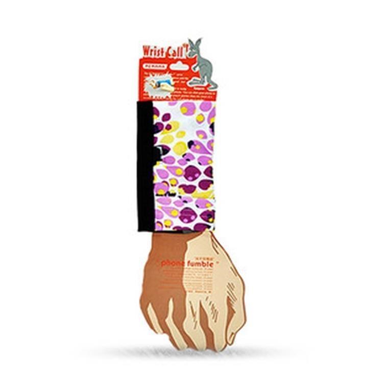 PCMAMA多用途運動手臂套手機套手腕袋手腕套Wrist Bag((黑+花瓣滿地WC079)