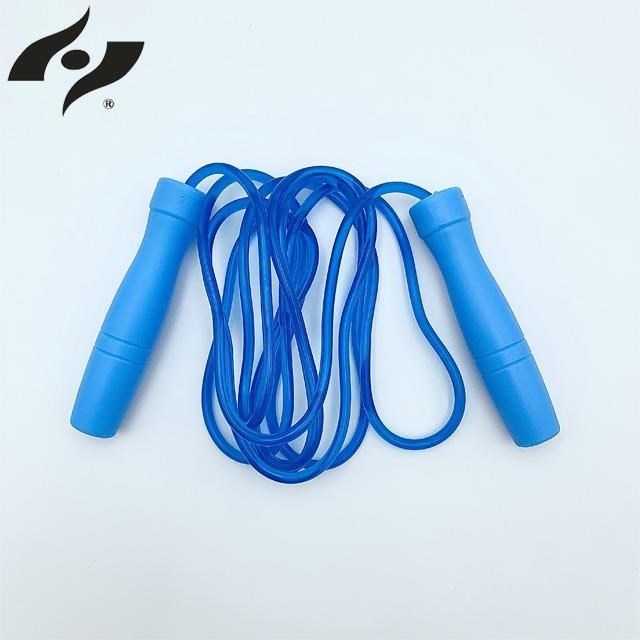 【Her-Ea】果凍跳繩(藍) 彩色跳繩 計時跳繩 實心跳繩 便宜跳繩 瘦身跳繩