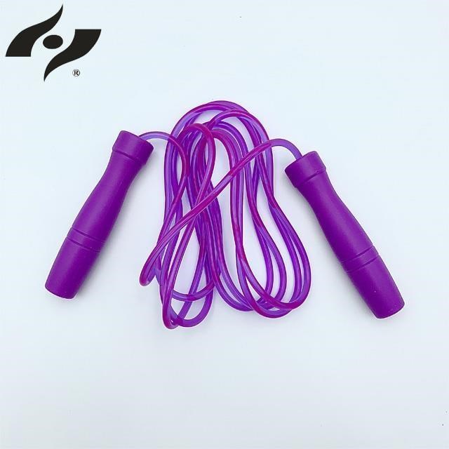 【Her-Ea】果凍跳繩(紫) 彩色跳繩 計時跳繩 實心跳繩 便宜跳繩 瘦身跳繩