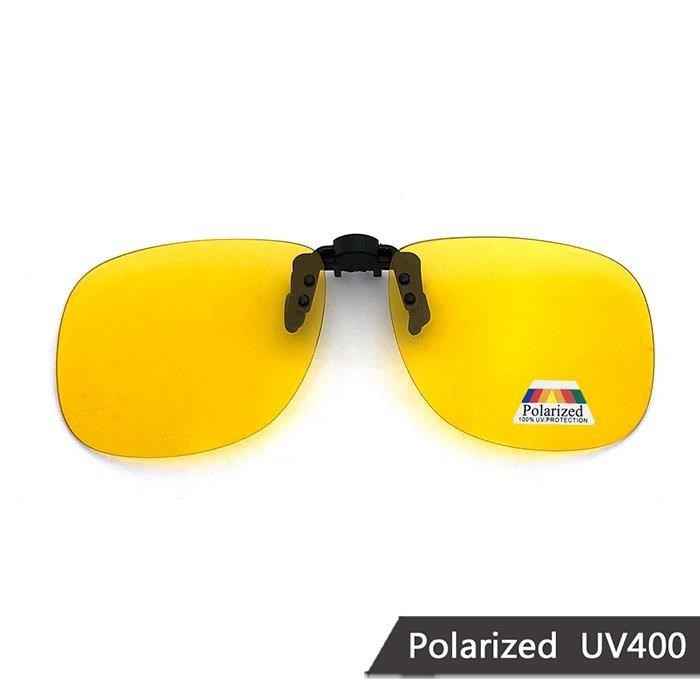 【SUNS】夜視偏光夾片 Polaroid 太陽眼鏡 【大板無框】防眩光 近視族專用 檢驗合格