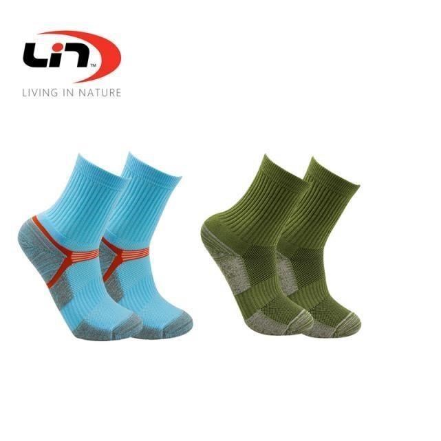 LIN OUTDOOR銀纖維運動襪(2雙組)
