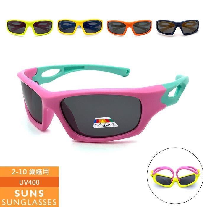 【SUNS】偏光兒童墨鏡 運動透氣款TR太陽眼鏡 抗UV(81785)