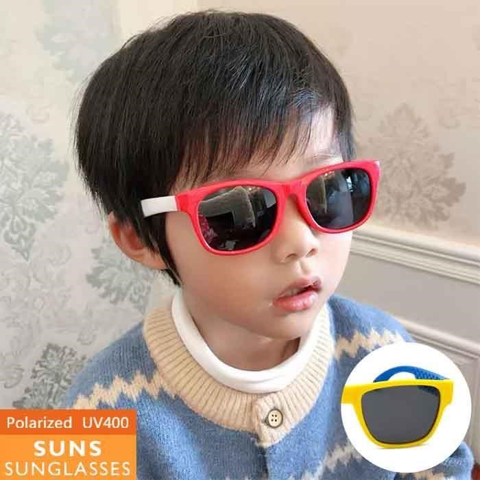 【SUNS】偏光兒童墨鏡 格紋TR太陽眼鏡 抗UV(81794)