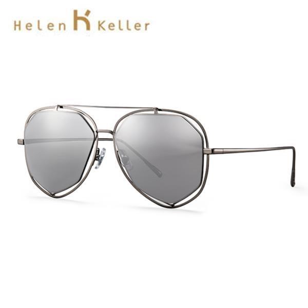 【SUNS】Helen Keller時尚美學偏光墨鏡 飛行員鏡框 抗UV(H8607)