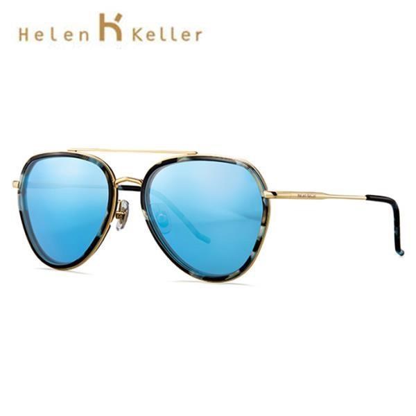 【SUNS】Helen Keller 時尚偏光墨鏡 狂野飛行員鏡框 抗UV(H8626)