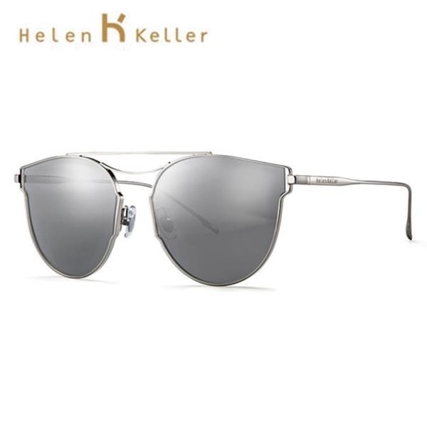 【SUNS】Helen Keller 時尚偏光墨鏡 簍空多邊框 抗UV(H8631)