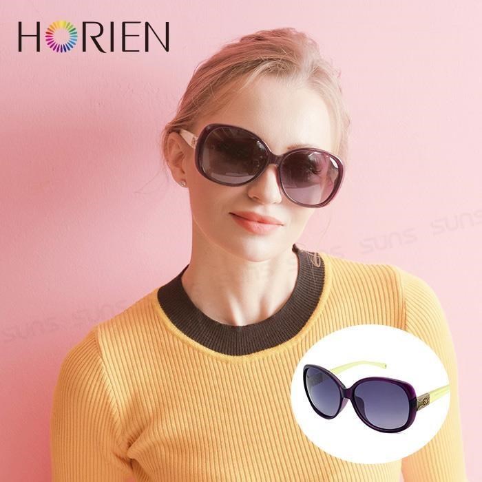 【SUNS】HORIEN海儷恩 簡約鑲鑽浪漫偏光太陽眼鏡 抗UV(HN 1207 H01)