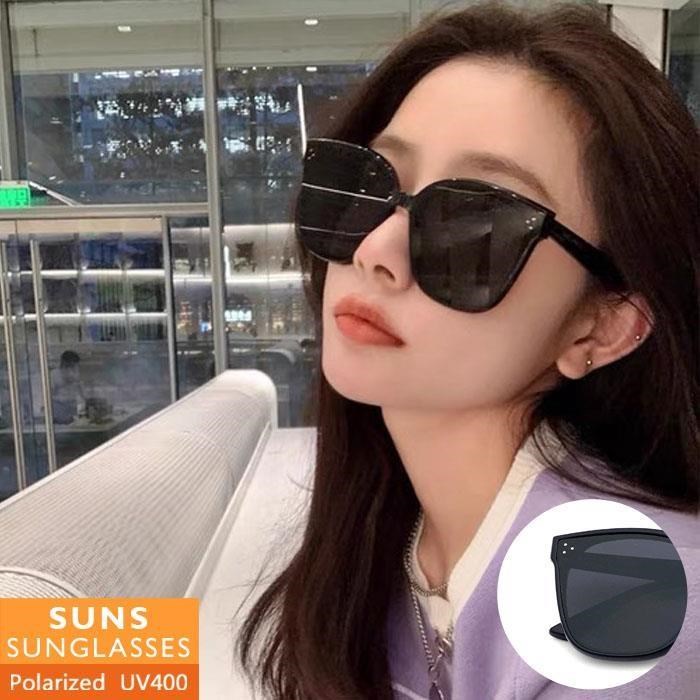 【SUNS】韓國明星/抖音款TR系列偏光墨鏡/太陽眼鏡 抗UV(11513)