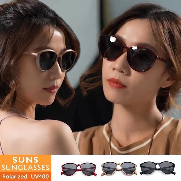 【SUNS】MIT簡約超輕量男女適用偏光墨鏡/太陽眼鏡 抗UV(P560)
