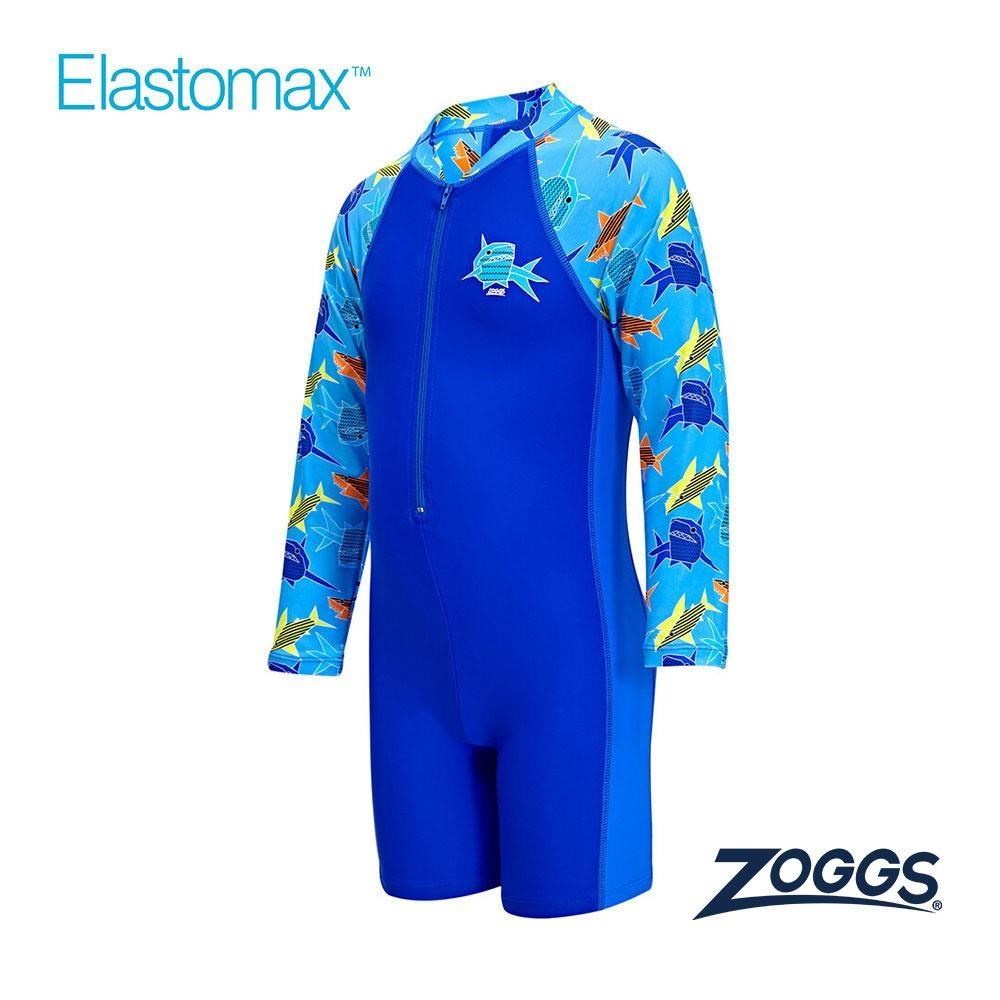 ZOGGS 幼童/青少《群鯊突圍》環保長袖整件式防曬衣