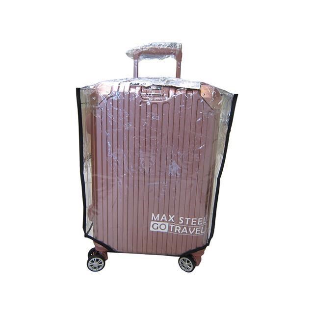 MAX-STELL 20吋行李箱防護套防水套雨衣套不黏箱高透明加厚防水PVC材質