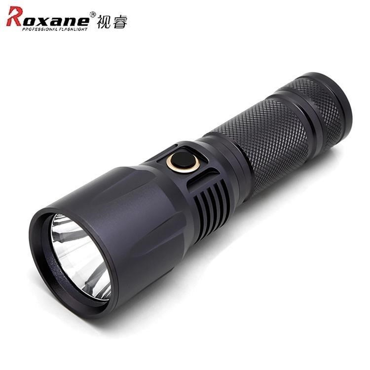 視睿Roxane美國CREE超遠射程XPL HI防水LED強光手電筒組X6(495米/USB-C充電)