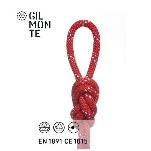 Gilmonte 登山繩 9mm輔助繩 50米 紅底白點 斯洛伐克品牌