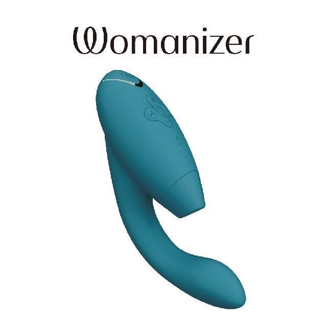 德國 Womanizer Duo2 震動吸吮愉悅器 | 深綠