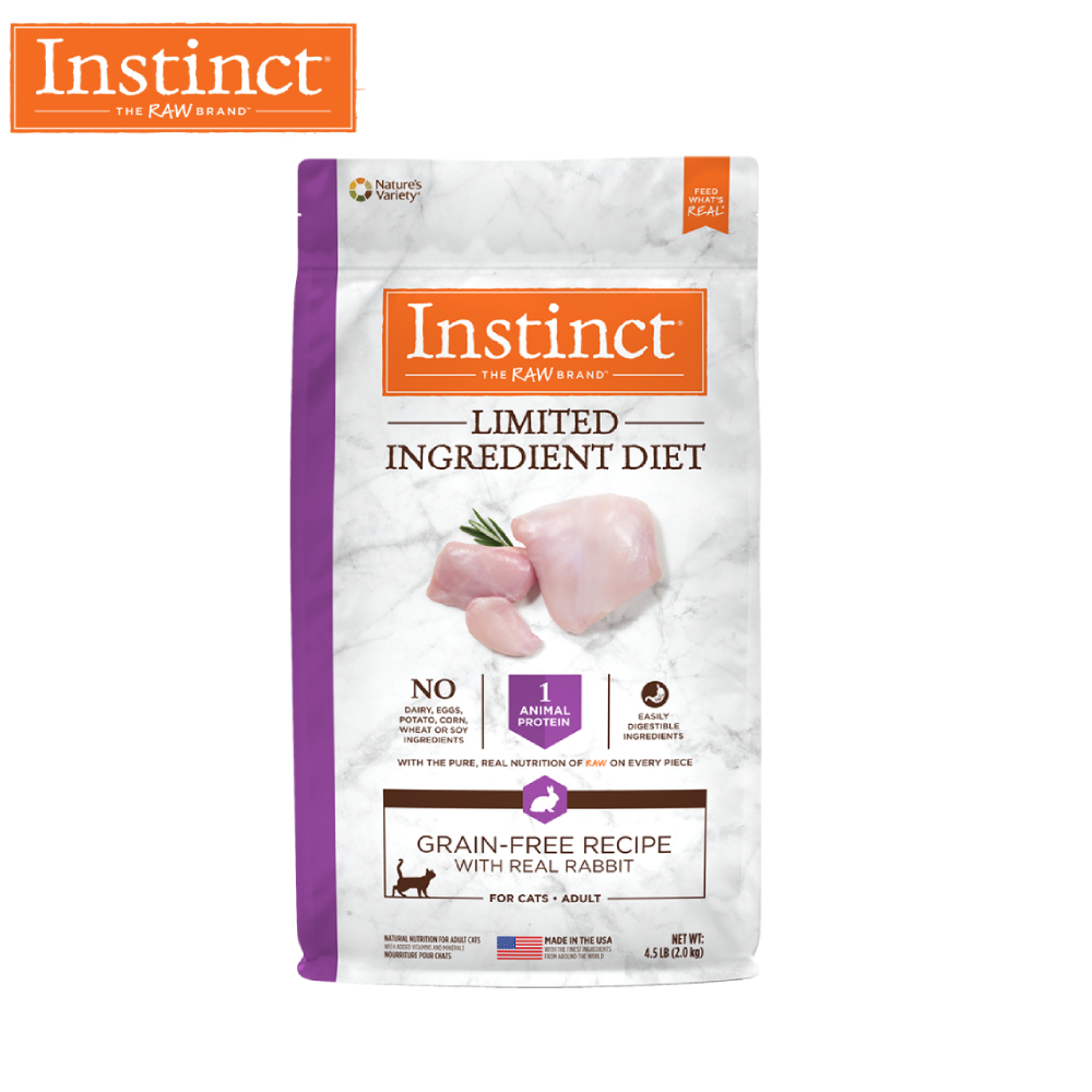 【Instinct 原點】兔肉低敏成貓配方4.5lb