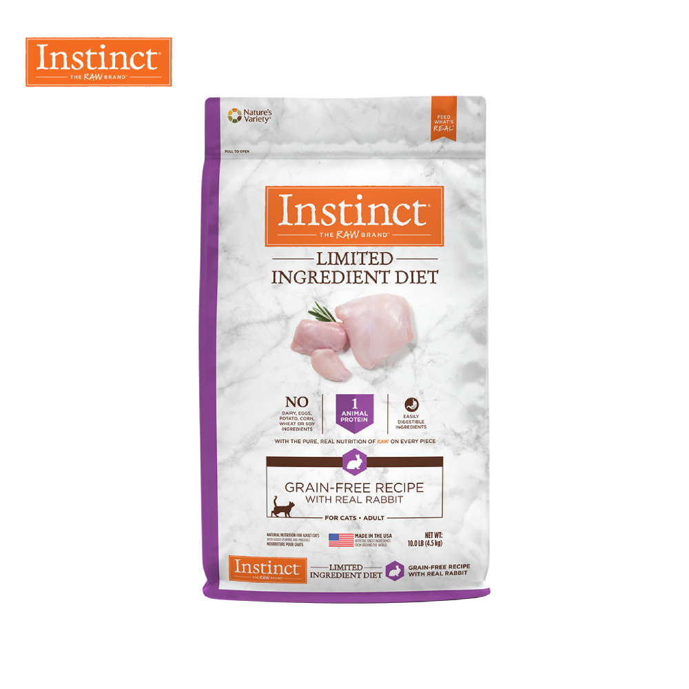 【Instinct 原點】兔肉低敏成貓配方10lb