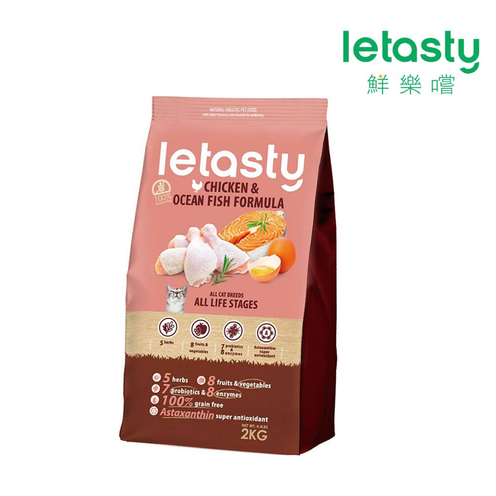 letasty 鮮樂嚐 無穀全齡貓雞&鮭魚 泌尿化毛配方 2kg