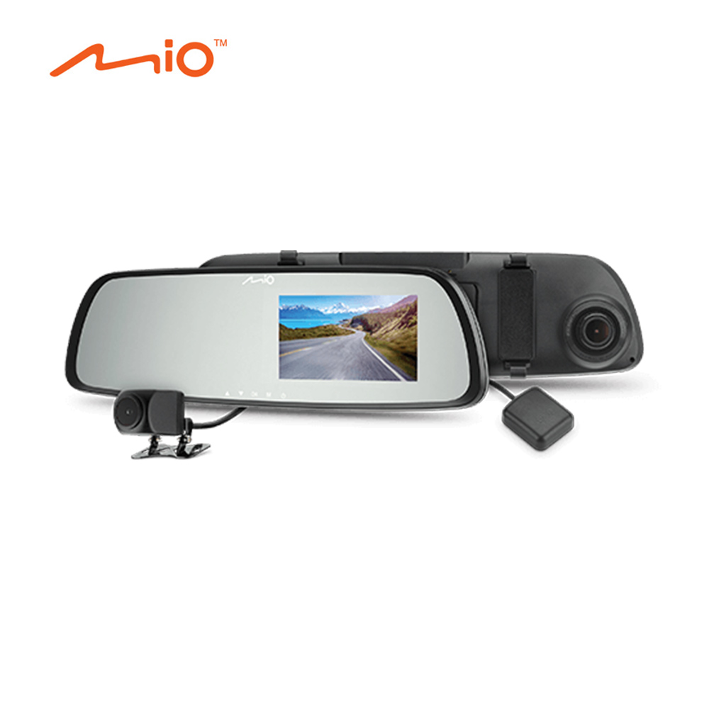 Mio R45D DVR 後視鏡+測速 雙鏡頭行車紀錄器 附32G 三年保固 安裝費另計