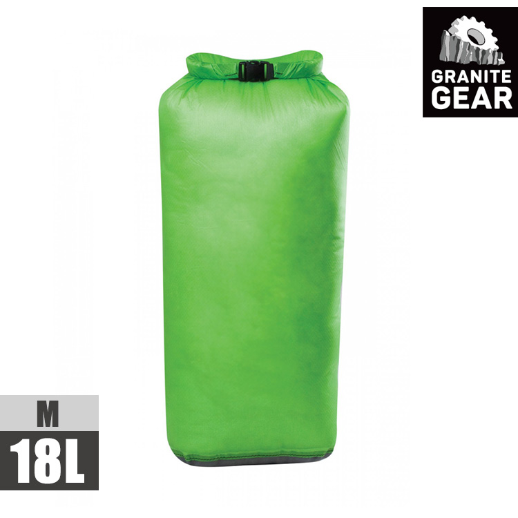 Granite Gear 175430 30D eVent Sil DrySack 輕量防水收納袋 / 18L / 綠色