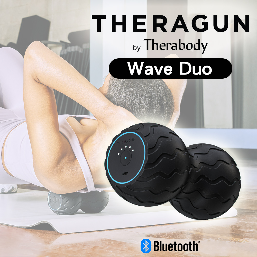 THERAGUN Wave Duo 藍芽智慧型震動按摩花生 (5檔變速)