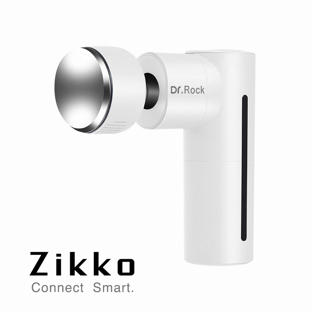 Zikko Dr.Rock USB充電便攜式冷熱深層按摩槍HXR-B025_白