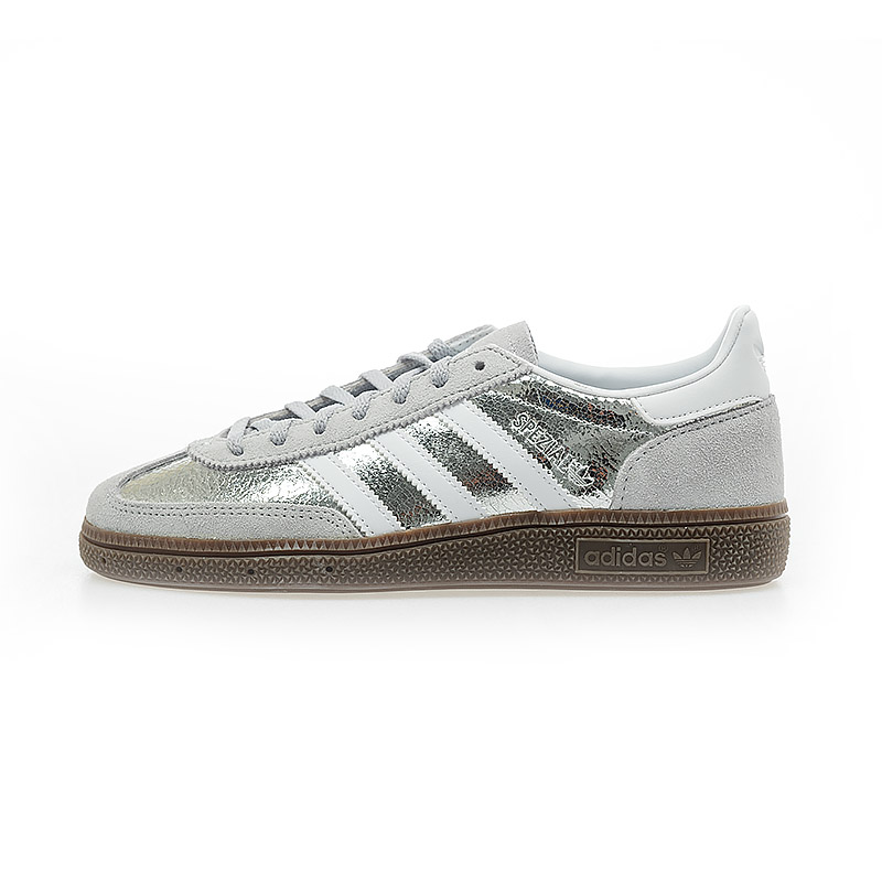 ADIDAS 男女鞋 HANDBALL SPEZIAL 復古休閒鞋 銀白色 JR6511