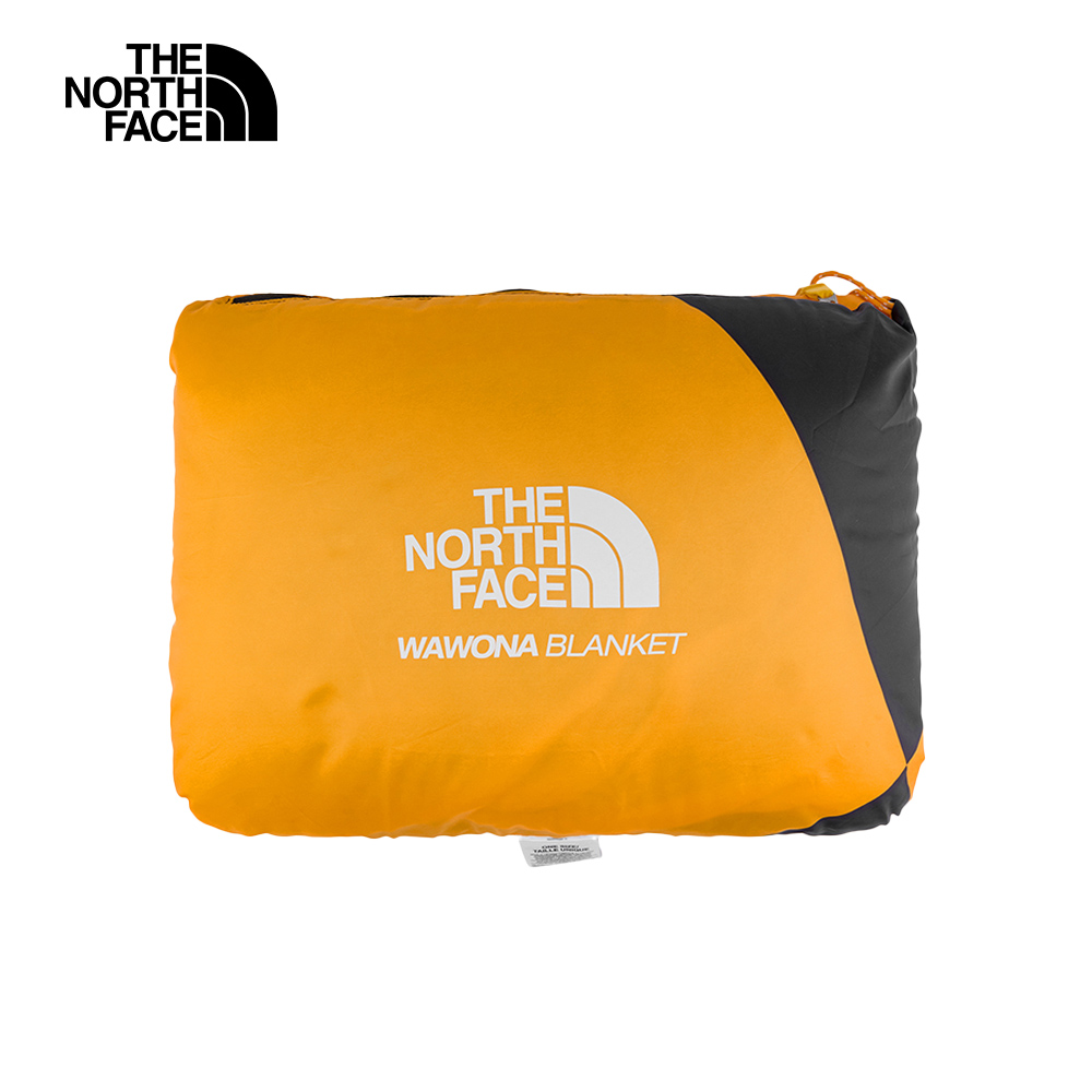 The North Face北面男女款黃色保暖舒適可打包毯子｜52UR8A2