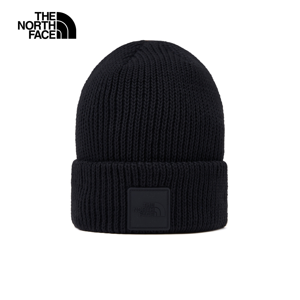 The North Face北面男女款黑色舒適保暖品牌LOGO休閒毛帽｜55KCKX7