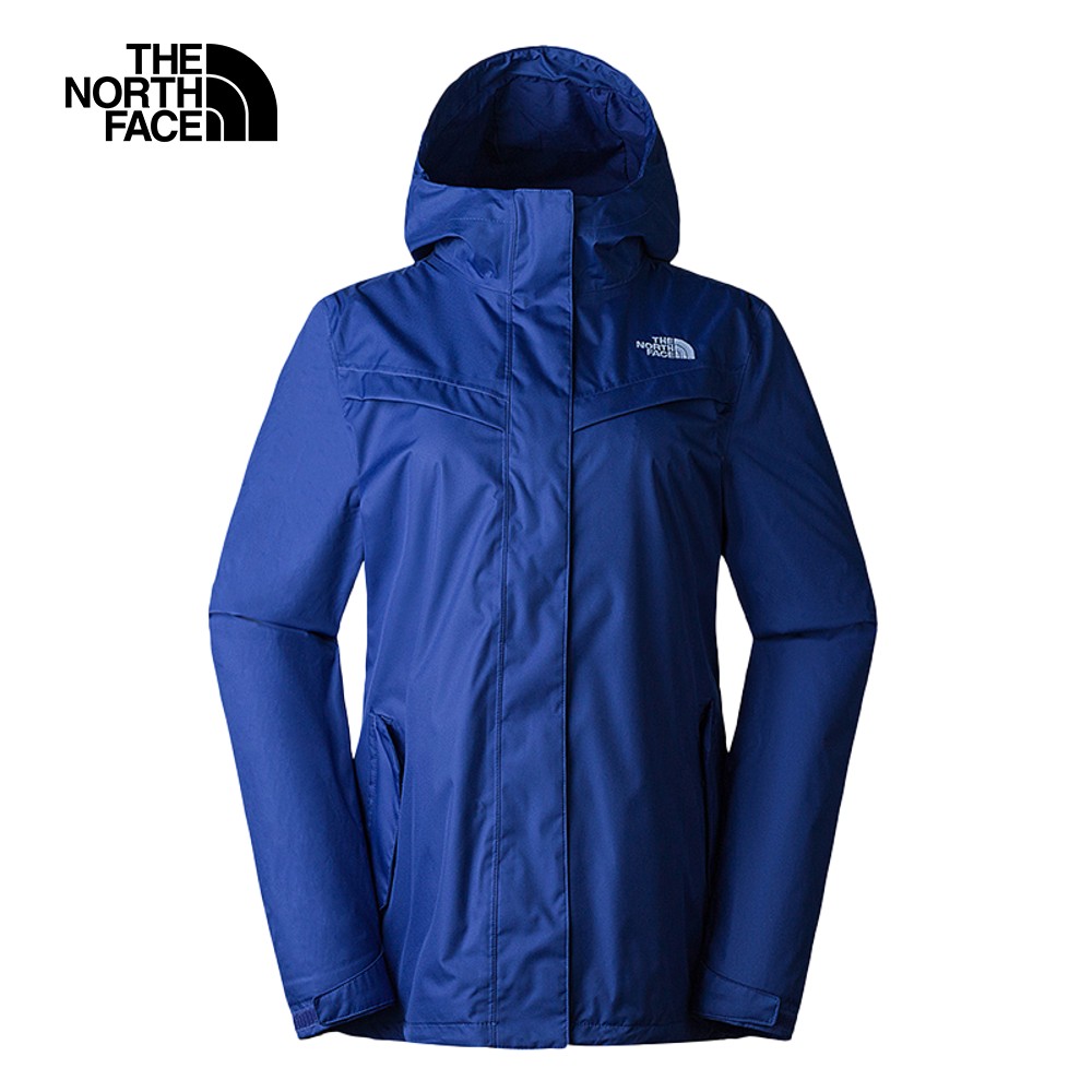 The North Face北面女款藍色防水透氣保暖連帽三合一外套｜88RYKOR