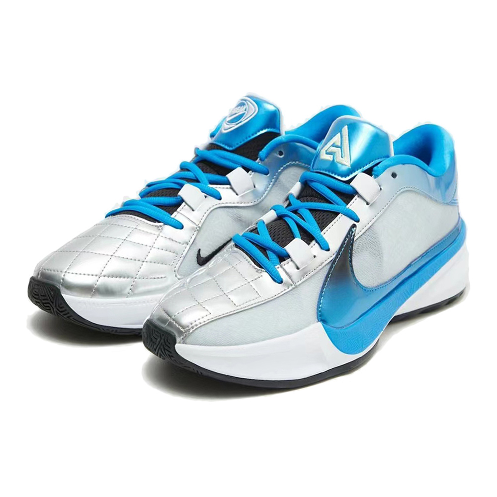 【NIKE】ZOOM FREAK 5 EP 男鞋 籃球鞋 藍銀-DX4996402