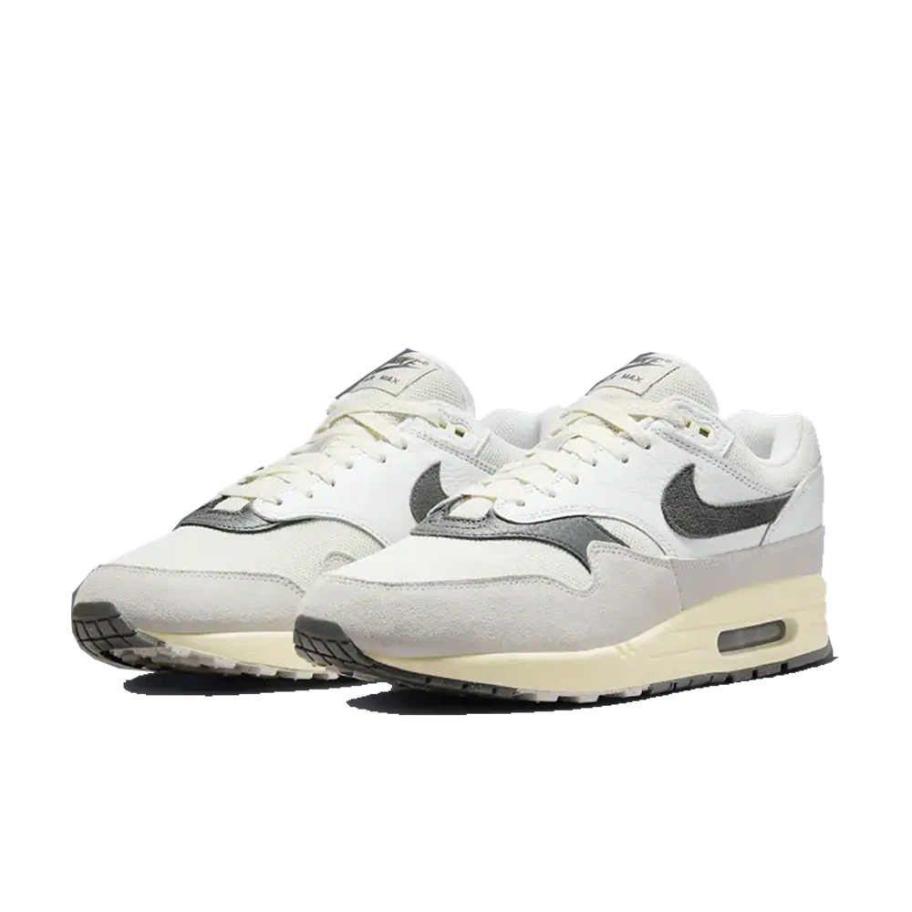 【NIKE】NIKE AIR MAX 1 男鞋 休閒鞋 灰色 麂皮-HJ3498007