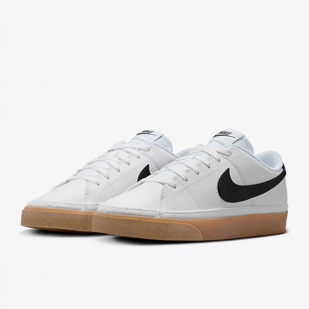 【NIKE】WMNS NIKE COURT LEGACY NN 女鞋 休閒鞋 白黑-DH3161109