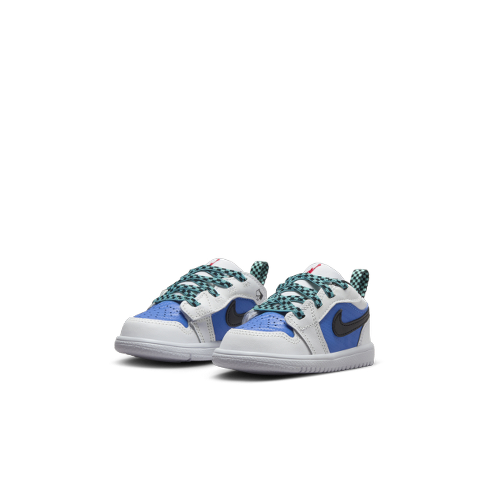 【NIKE】JORDAN 1 LOW ALT SE (TD) 嬰幼 童鞋 籃球鞋 灰藍色-FQ8710100