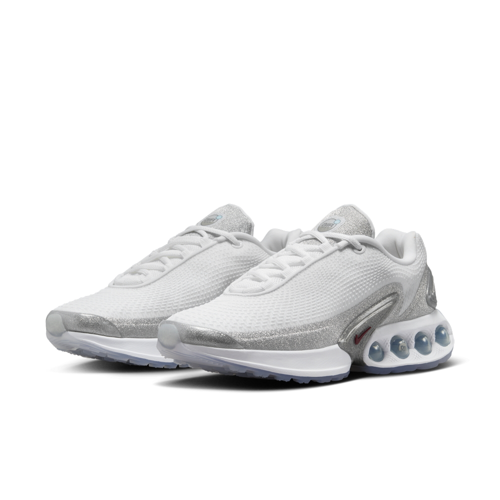 【NIKE】W AIR MAX DN 女鞋 休閒鞋 灰銀 亮片 氣墊-HQ3457161
