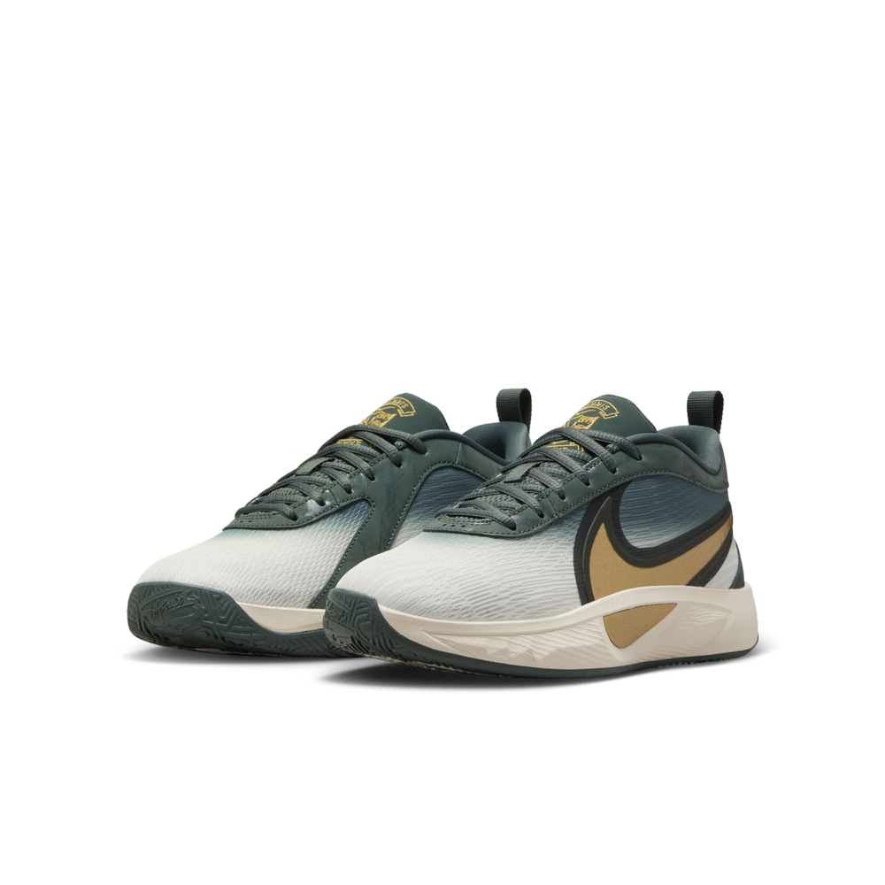 【NIKE】GIANNIS FREAK 6 (GS) 大童鞋 女鞋 籃球鞋 白綠 金 字母哥 希臘怪物-FZ7305300