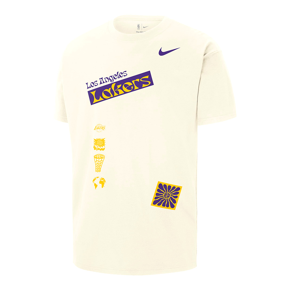 【NIKE】AS LAL M NK CTS NBA ED SS OS T 男 短袖T恤-FV9274901