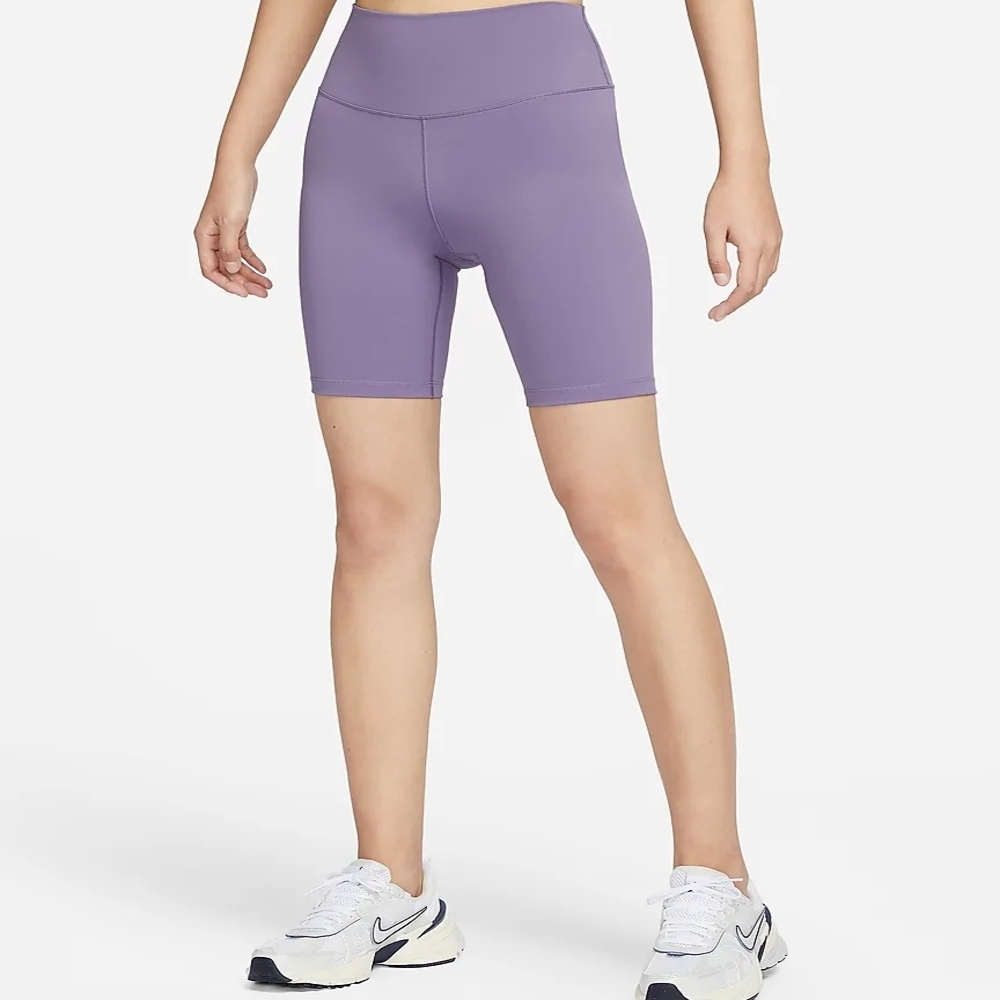 【NIKE】AS W NK DF ONE HR 8IN SHORT 女 緊身短褲 紫-FN3207509