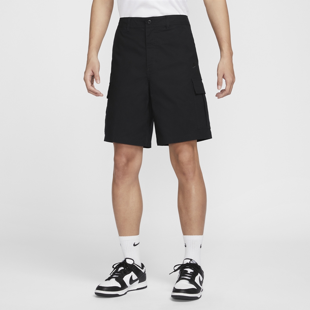 【NIKE】AS M NK CLUB WVN CARGO SHORT 男 短褲 黑色-FN3518010
