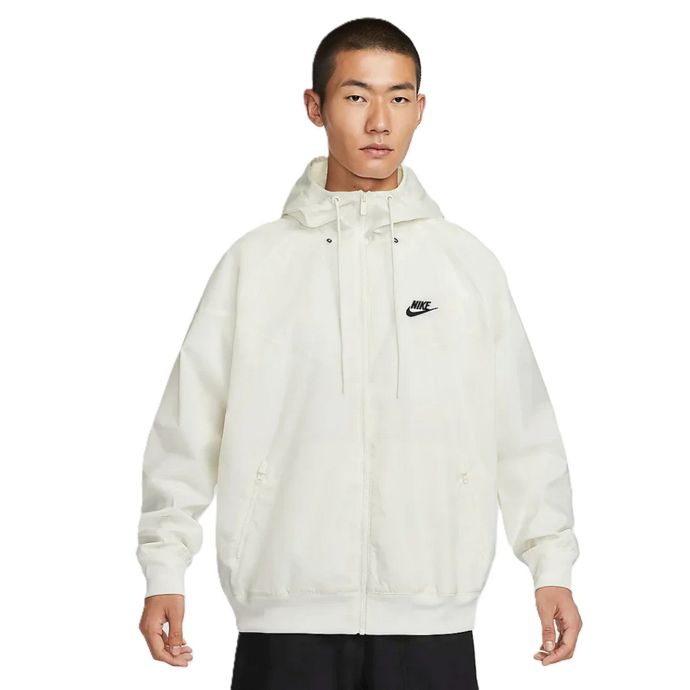 【NIKE】AS M NK WVN LND WR HD JKT 男 風衣外套 白色-DA0002135